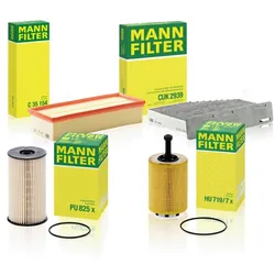 Inspektionspaket MANN-FILTER Filterset B Filtersatz für VW Audi Seat Skoda