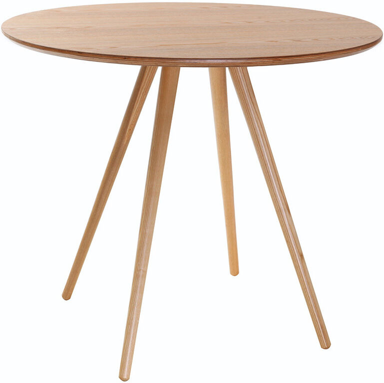 Miliboo Table à manger ronde bois clair D90 cm ARTIK