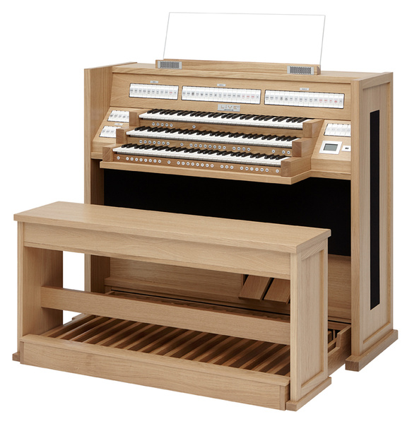 Johannus Premium Live 3T, Light Oak, Concave