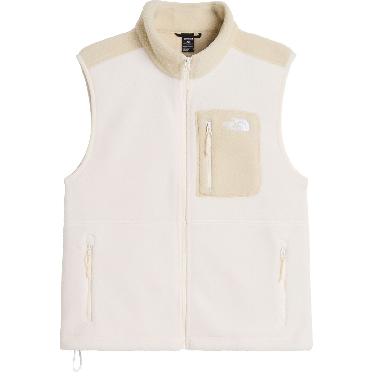 The North Face Womens Yumiori Vest white dune/desert stone (JN5) S NF0A8B6FJN5-S