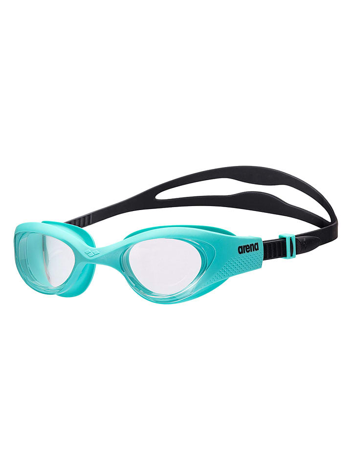 Arena Schwimmbrille in Schwarz/ Türkis - onesize