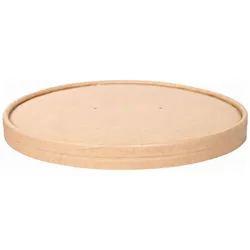 Nature Star 50 Deckel für Einweg-Salatschalen Ø 18,5 cm, Einwegbehälter, Braun