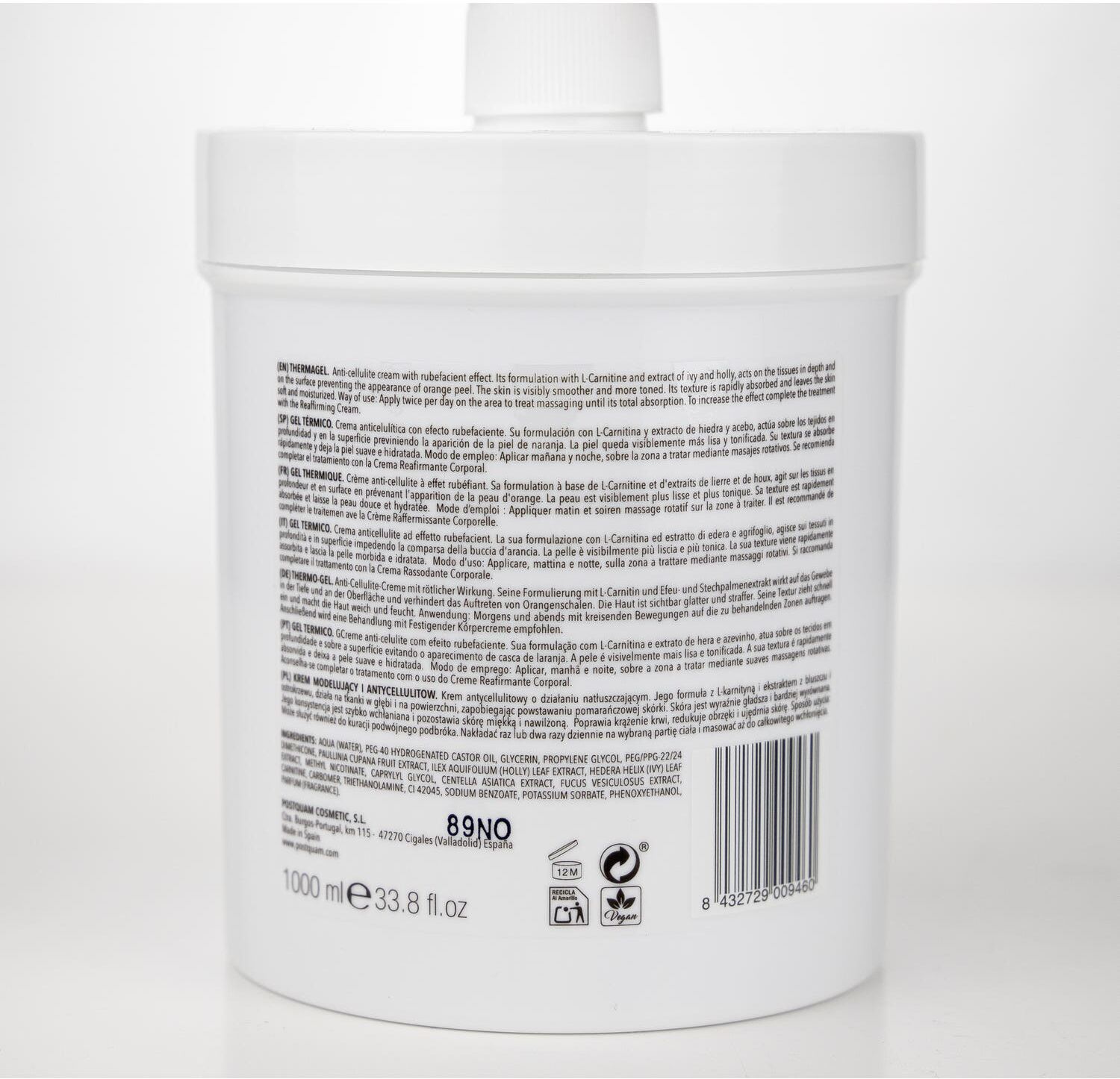 Postquam Gel Térmico Corporal 1000 ml
