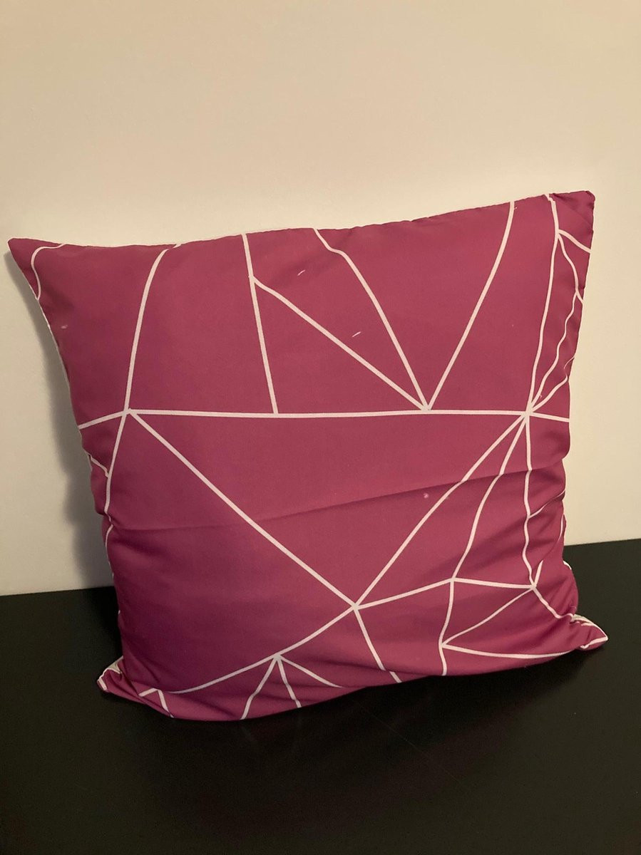 Nordic Geometry Collection Kussenhoes Purple Edition - 45 x 45 cm