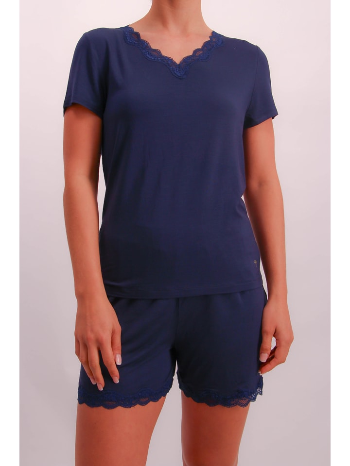 Joop! Bodywear Pyjama in Dunkelblau - 36
