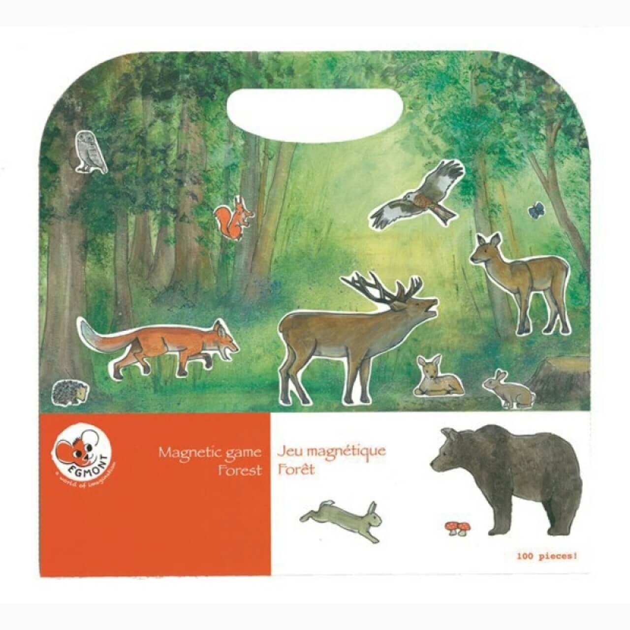 Egmont Toys Magnetische set Dieren uit het bos