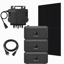 Balkonkraftwerk 800W Komplettset mit 500 Wp und  6144Wh Speicher