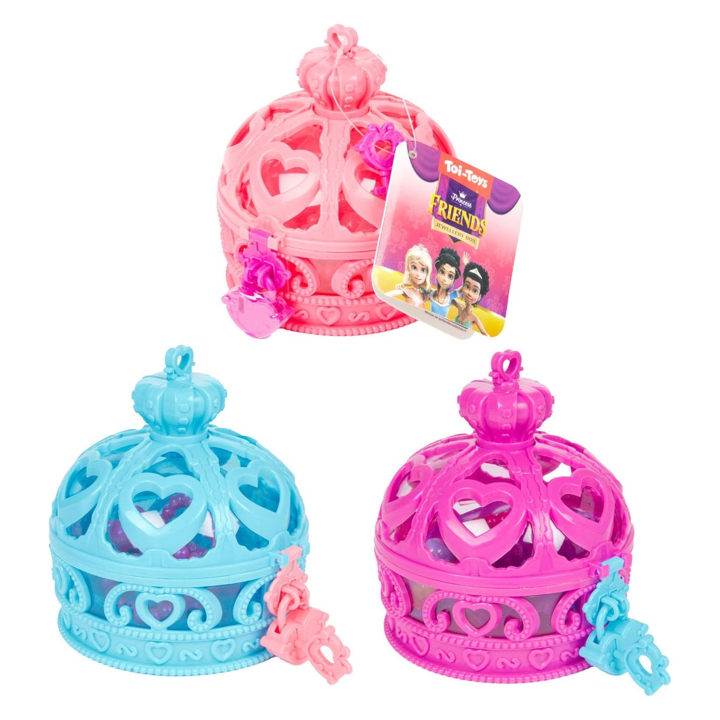 Toi-Toys Princess Friends Kronen-Schmuckkästchen mit Zubehör (43062806)