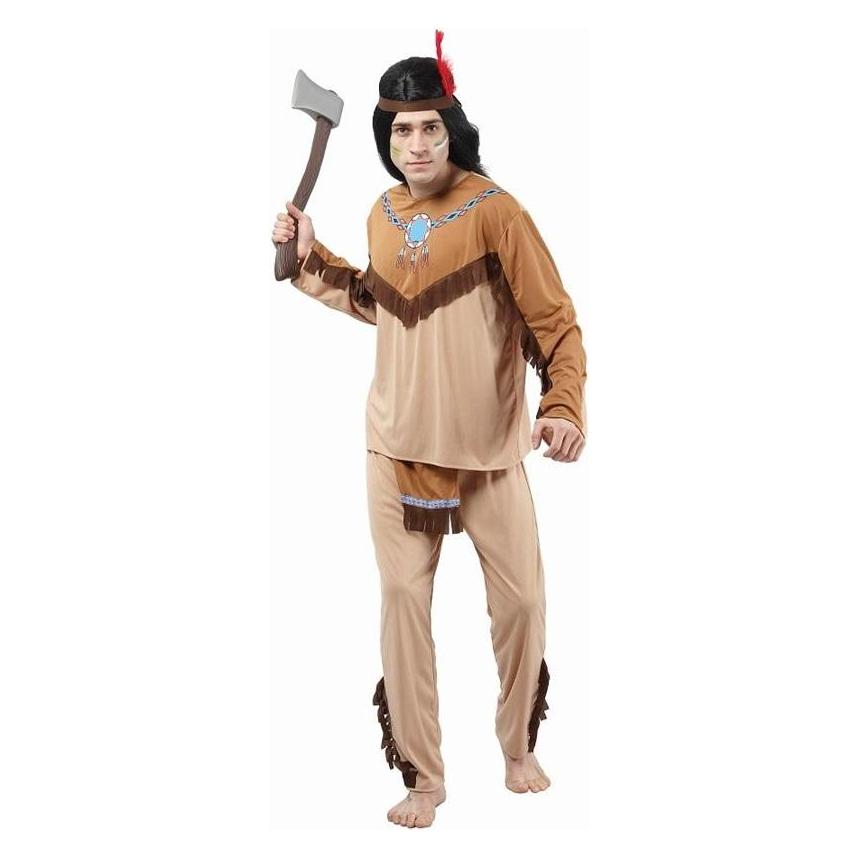GoDan Indianer-Apache-Kostüm für Erwachsene, Universalgrösse. (One Size) (58213879)