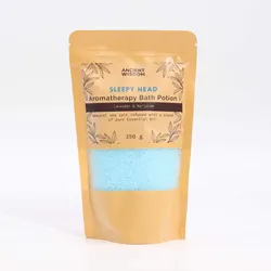 Aromatherapy Bath Potion in Kraft Bag 350g - Sleepy Head