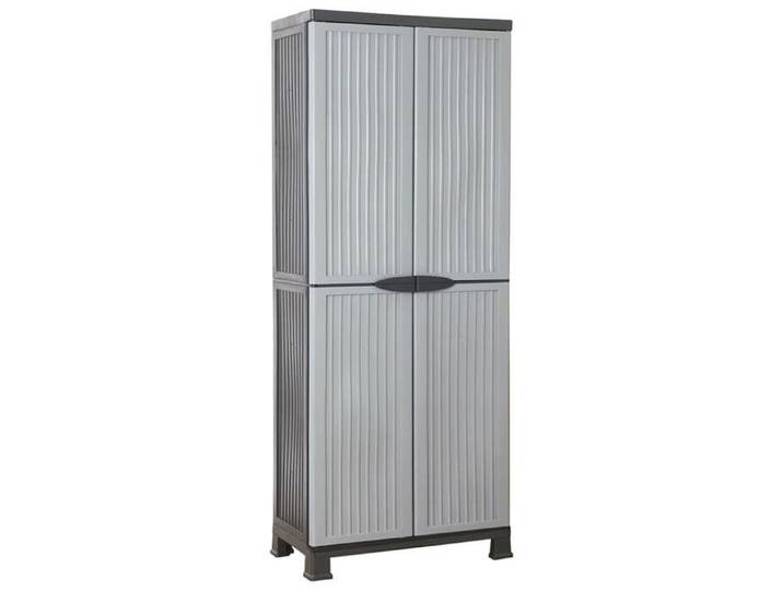 SALE 2026 Buffet/Armoire latérale Gris - Armoire en plastique 68x39x171 5cm 12.5 Kg 996406