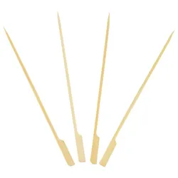 DayBays 4000 Stk. Flaggenspieße aus 100% Bambus für Fingerfood 15 cm mit Grifffähnchen