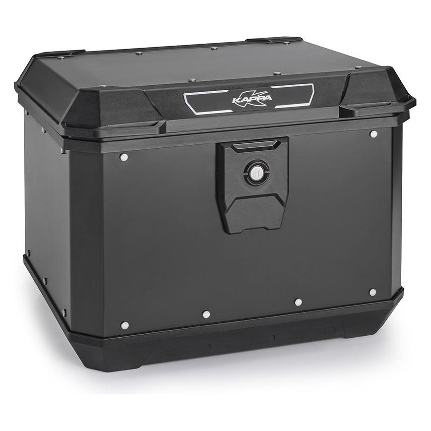 Kappa 2026/01 MONOLOCK CENTRAL CASE 50L KMX500B K'METROBOX ALUMINIUM SCHWARZ (INKLUSIVE PLATTE) (50 l) (KMX500B)