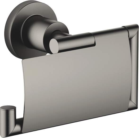 Dornbracht Tara. porte rouleau 83510892-99 avec couvercle, platine foncé mat
