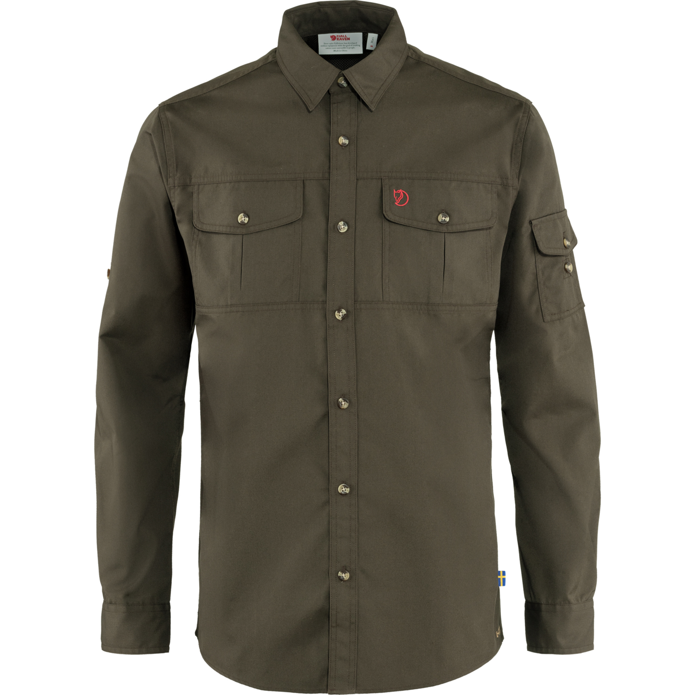 Fjällräven Singi Trekking Herren Hemden oliv Größe XS Camping Hautfreundlich