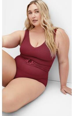 Plus Size Women's Alicante 1 Piece - shiraz by City Chic in Red (Size 18 W)