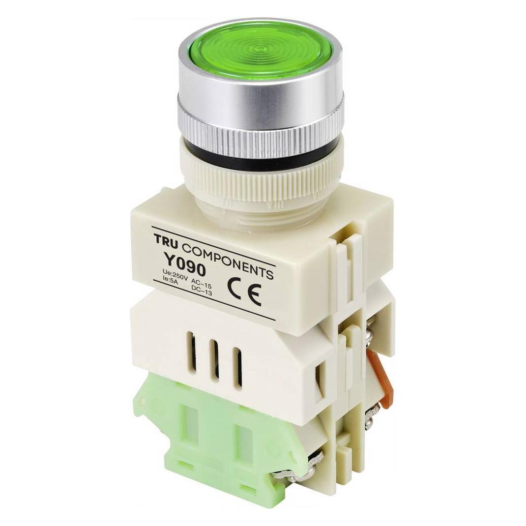 Tru Components Drucktaster beleuchtet 22 mm (TC-9219084)