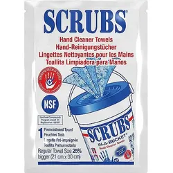 Handreinigungstuch SCRUBS, Sachet mit 1 Tuch