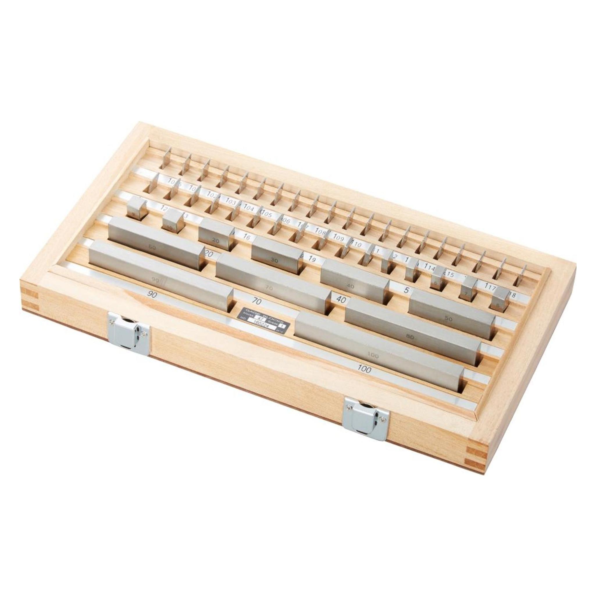 Fortis Parallel Endmasssatz Stahl 47 teilig Toleranzklasse 1 (4317784737562)