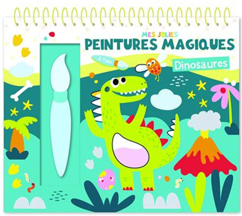 Mes jolies peintures magiques : Dinosaures - 1 2 3 Soleil