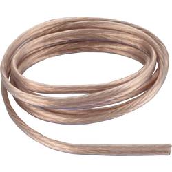 AIV 23403T Lautsprecherkabel 2 x 0.75 mm² + 2 x 0.75 mm² Transparent Meterware