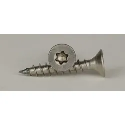 Spanplattenschrauben Senkkopf - Edelstahl A4 - 4,5x100 - TX20 - Vollgewinde