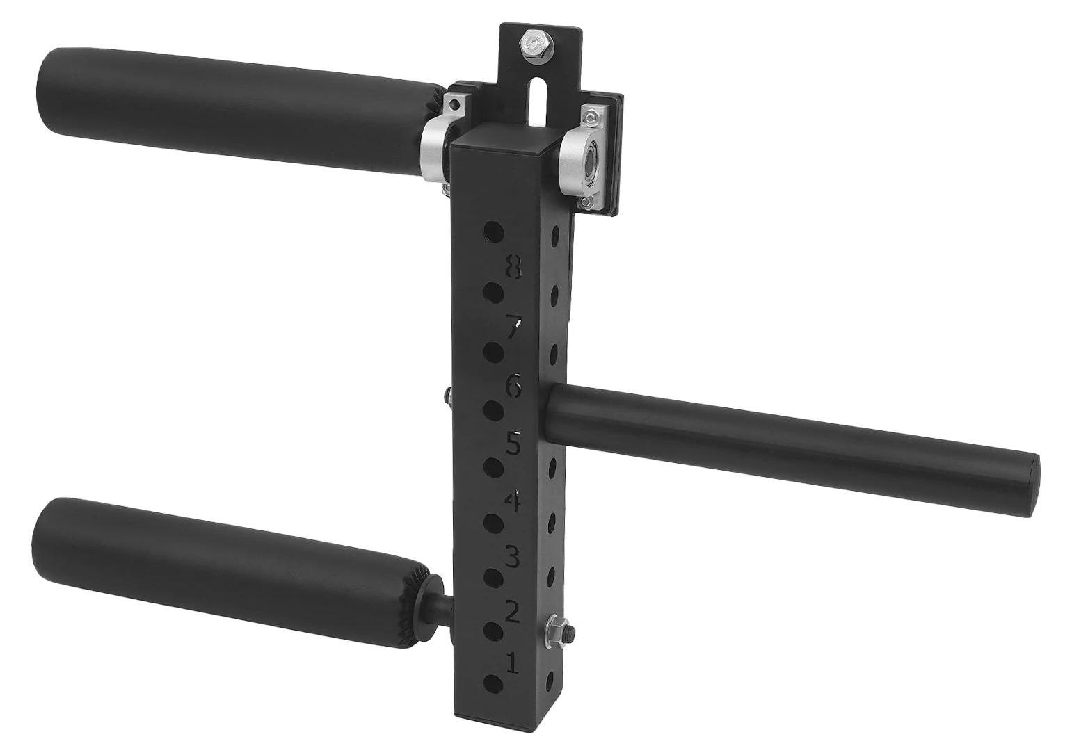 Beinstrecker & Beinbeuger Aufsatz - Rack Attachment für Home Gym - Verstellbar - Q235 Kohlenstoffstahl - Max. Belastung 120 kg - 16 mm Bolzen