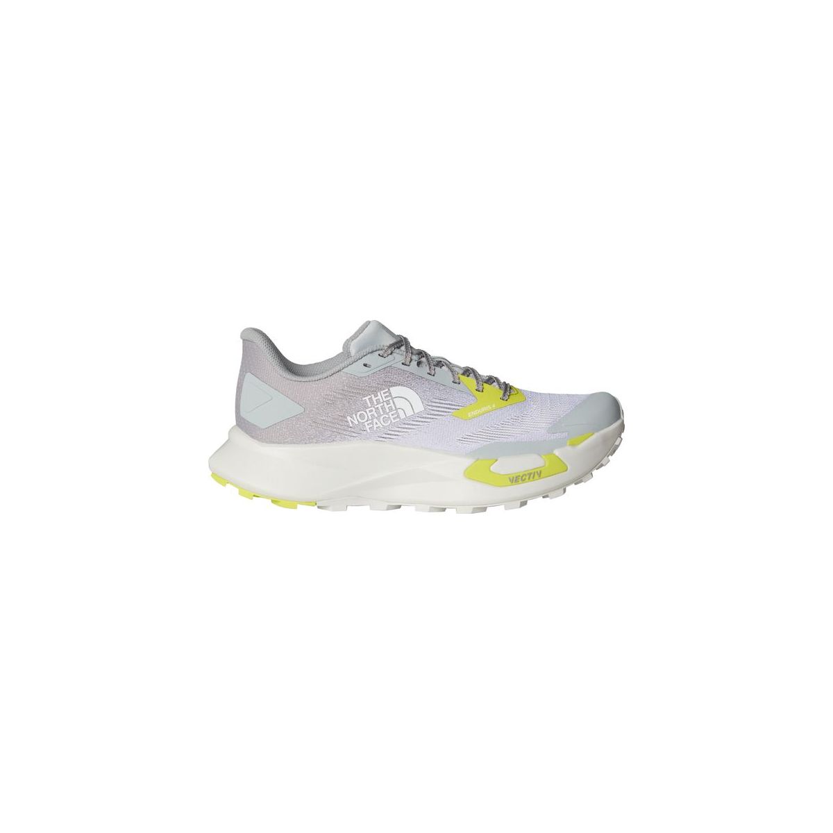 The North Face Mens Vectiv Enduris 4 high rise grey/sulphur (CIY) 9.5 NF0A8AEPCIY-9.5