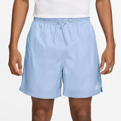 NIKE Club Woven Flow Shorts Herren 407 - hydrogen blue/white L