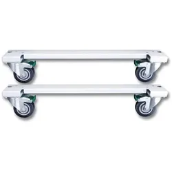 EFB Elektronik heavy duty castors set for Network and Server cabinets Classic Width 600mm Height 150mm Max. Loa, Serverschrank Zubehör, Weiss