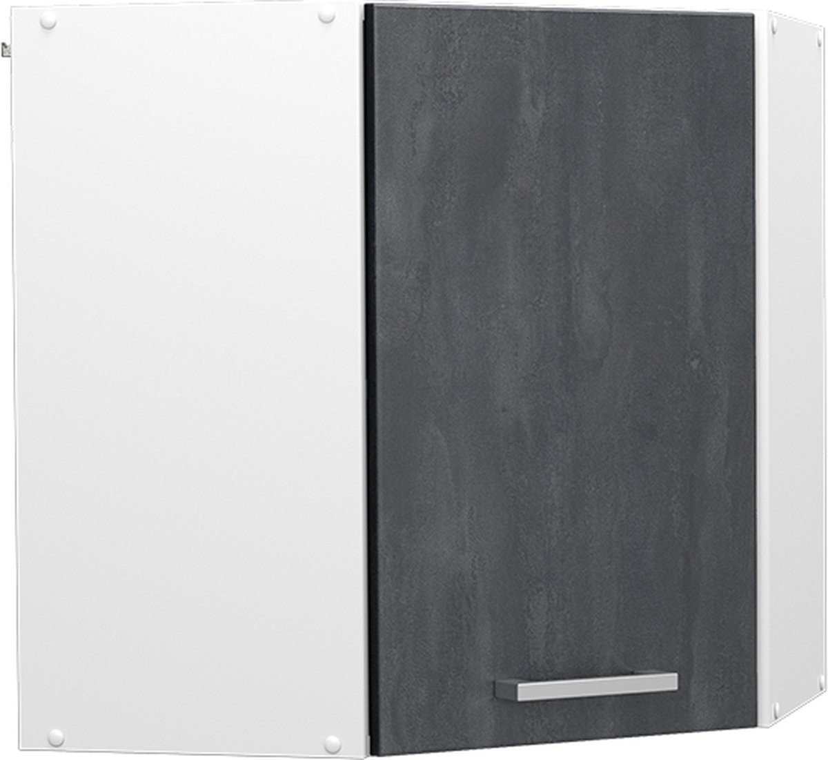 Vicco R-Line Hoek hangkast Zwart beton