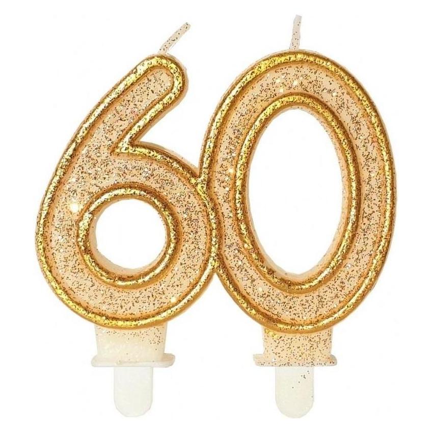 MK Illumination Geburtstagskerze 60 Goldglitter (1 Stk.) (47592198)