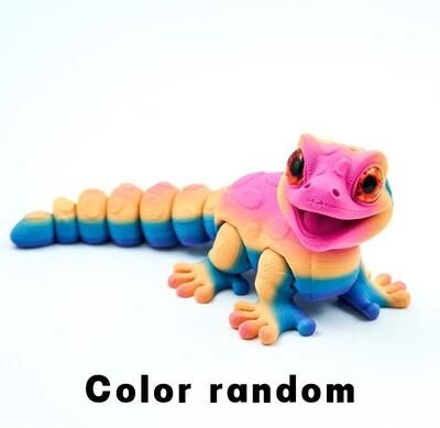 Useful Little Things 3D Printed Articulated Animal Sensory Toy random Color 5.43 In