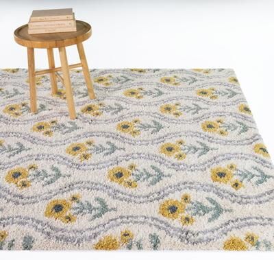 Balta Rugs Dahlia Kids Wavy Floral Area Rug