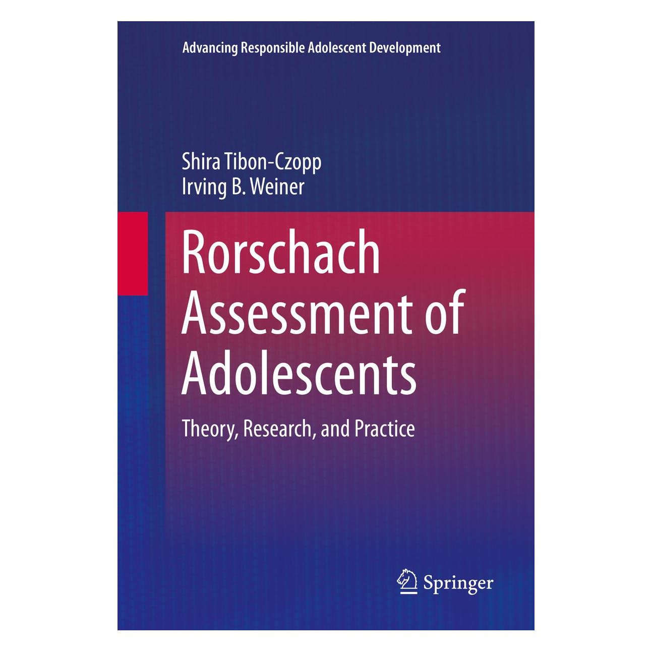 Springer Rorschach Assessment of Adolescents (Englisch, Hardcover, Irving B. Weiner, Shira Tibon-Czopp) (9781493931507)