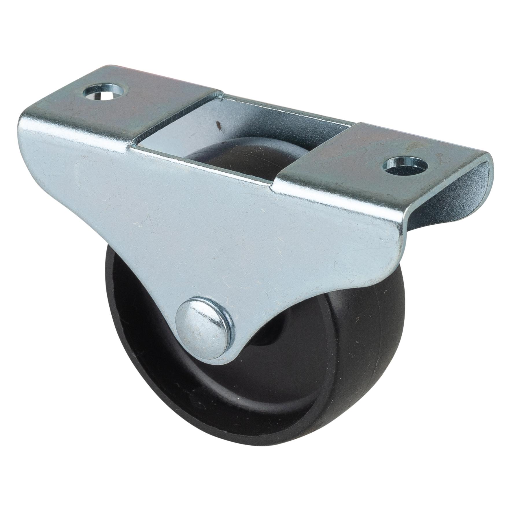 BS Rollen Kastenrolle Rad-Ø 45 mm Tragfähigkeit 55 kg Material Rolle Kunststoff mit Anschraubplatte (E50.045)
