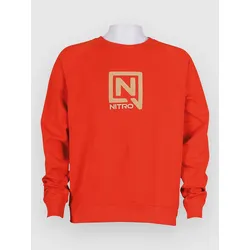Nitro Basic Sweater warm red Gr. XL