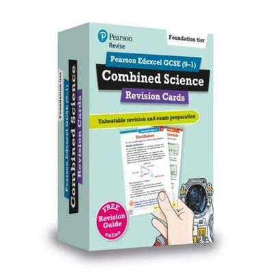 Pearson REVISE Edexcel GCSE Combined Science (Foundation) Revision Cards - for 2026, 2027 exams, Gebundene Ausgabe von Tbd, Pearson ELT,