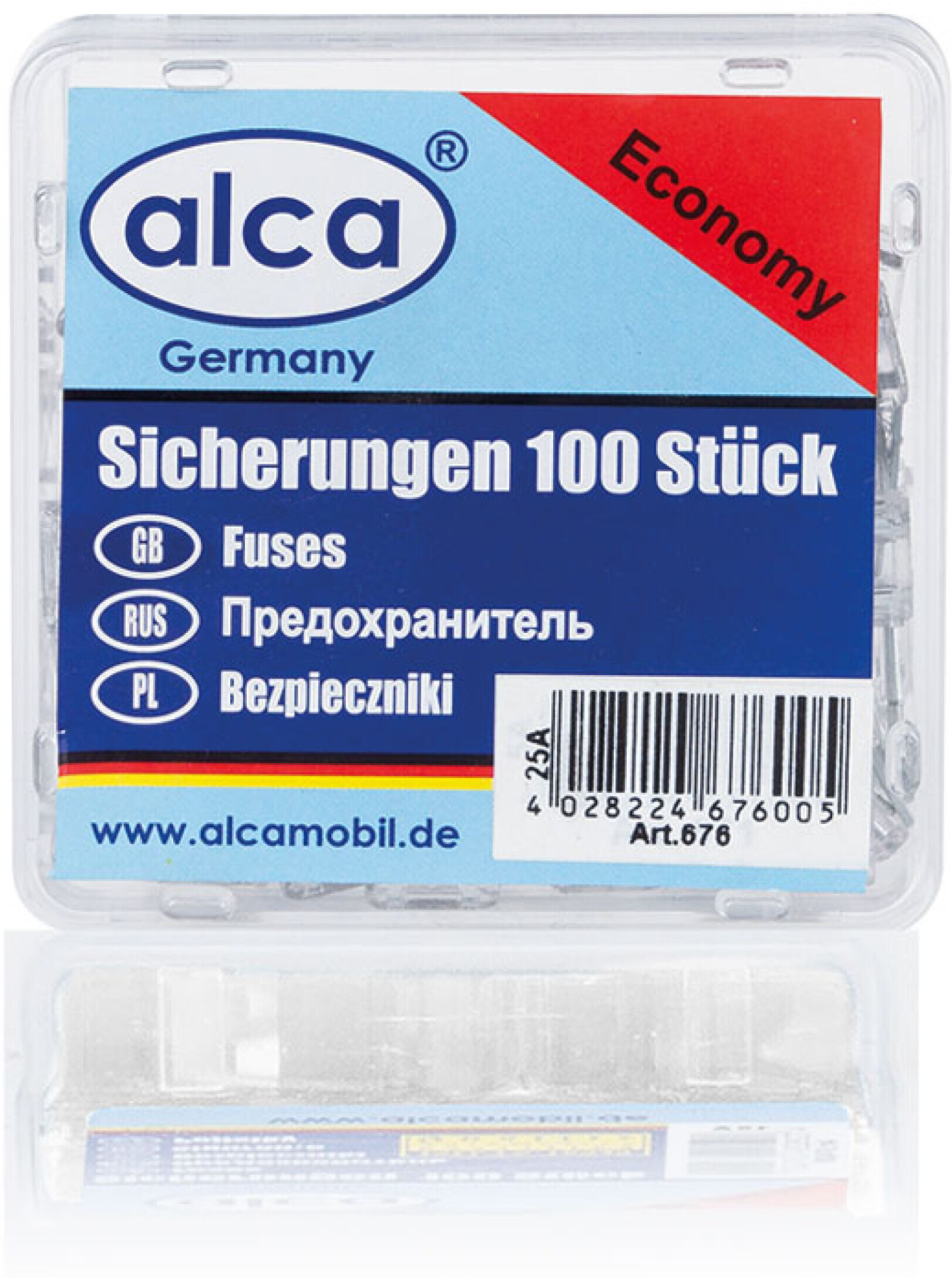 Alca Sicherung Mini-Sicherungen 25a 100 St. Economy Box 676000