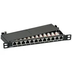EFB Elektronik 37738.12 0.5U Patch Panel, Server Zubehör, Grau