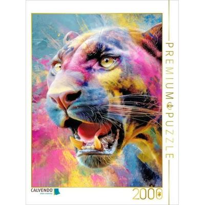 CALVENDO Puzzle Neo expressive Tierportraits | 2000 Teile Lege-Größe 90x67cm Foto-Puzzle für glückliche Stunden