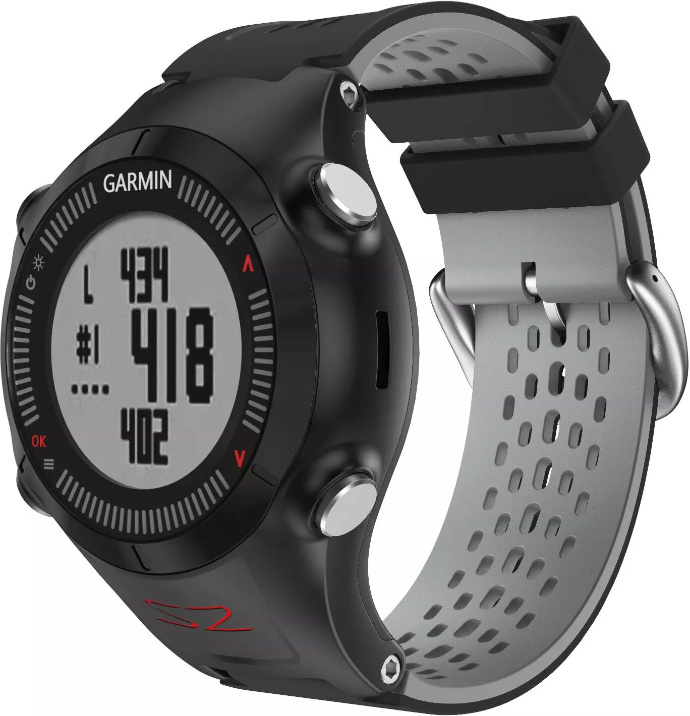 INF Uhrenarmband für Garmin Approach S2 - Schwarz / Grau