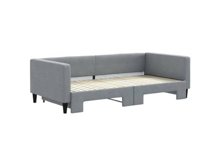 KTHLBRH Bettgestell aus antikem Holz, 90 x 190 cm, mit 4 Schubladen Bettgestell aus Spanplatte, Kopf- und Fußteil, Lattenrost aus Sperrholz, ohne Matratze