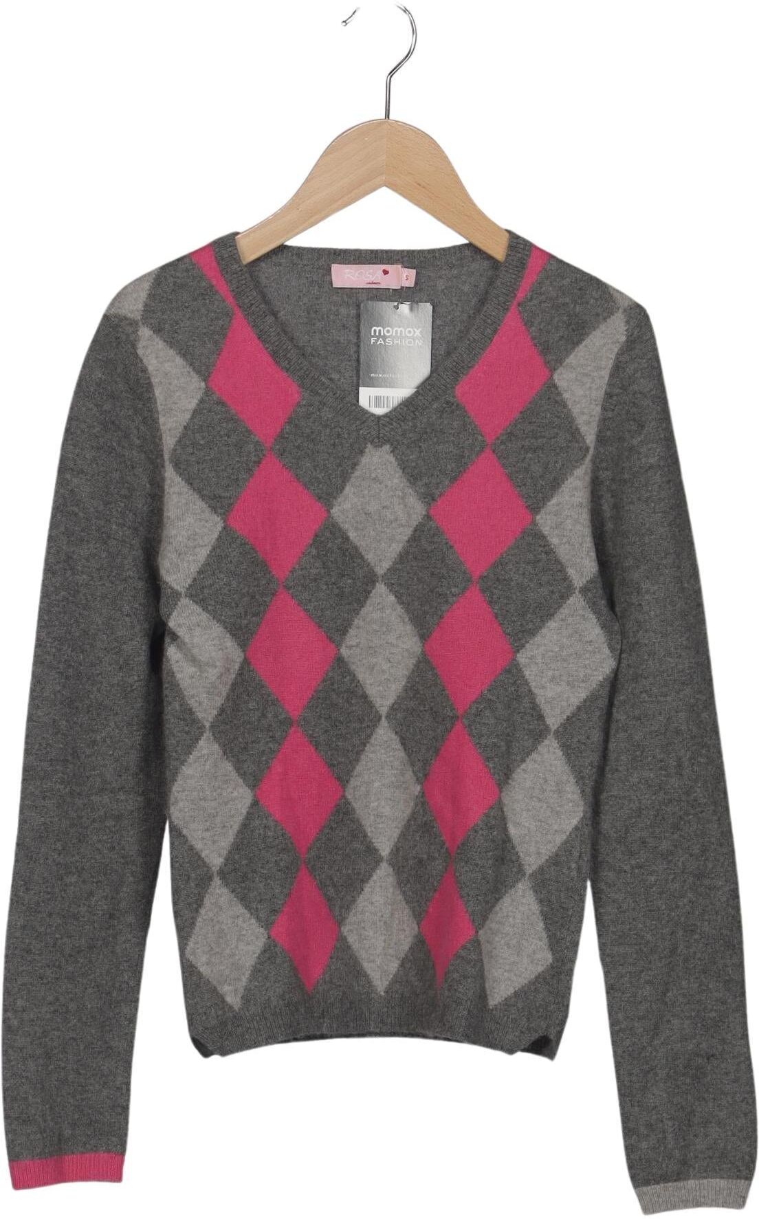 Rosa von Schmaus Damen Pullover, Mehrfarbig, Gr. S, Kaschmir - Second Hand