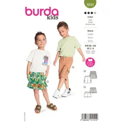 burda Schnitt 9243 "Shorts für Kinder"