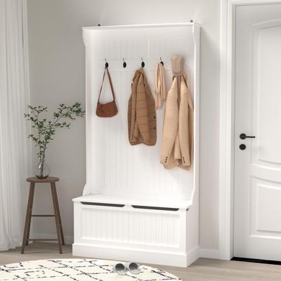 Telepassa Hall Tree with Shoe Storage Bench and 5 Hooks