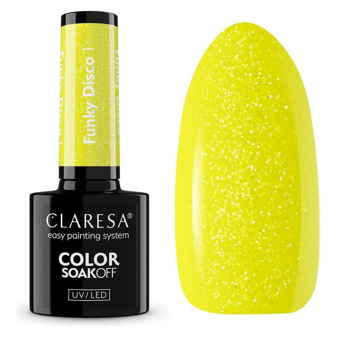 Claresa Soak Off Uv Led Funky Disco Hybrid Nagellack 1.5g (Funky Disco) (46963833)