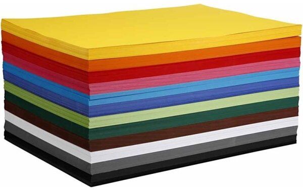 Colortime Karton   A2   180g   1200 Ark   Ass.