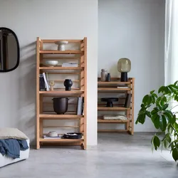 Bücherregal aus Teakholz 80 x 180 Sera