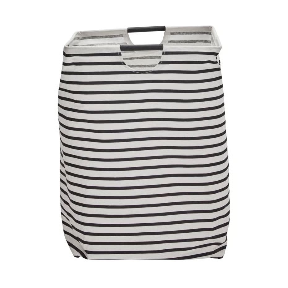 House Doctor Stripes wasmand zwart-wit